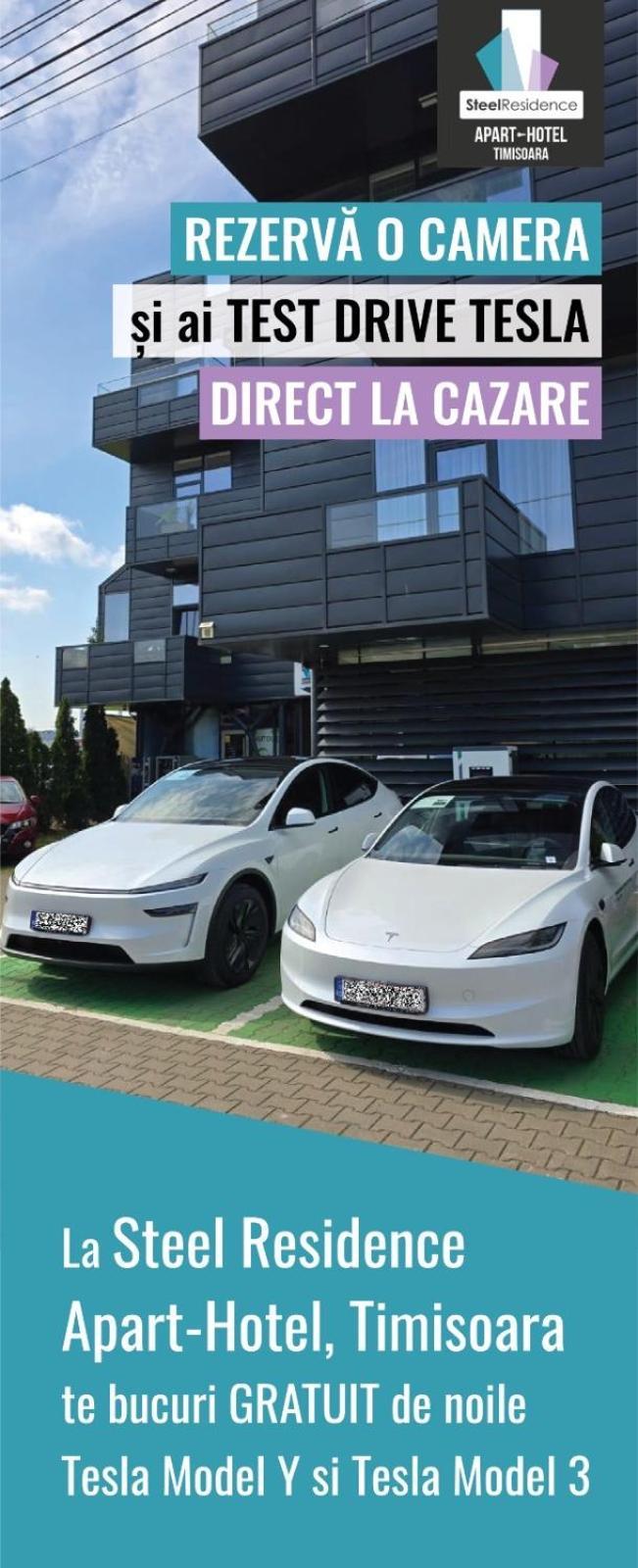 Apartments Steel Residence- Tesla Drive Experience Timisoara Bagian luar foto