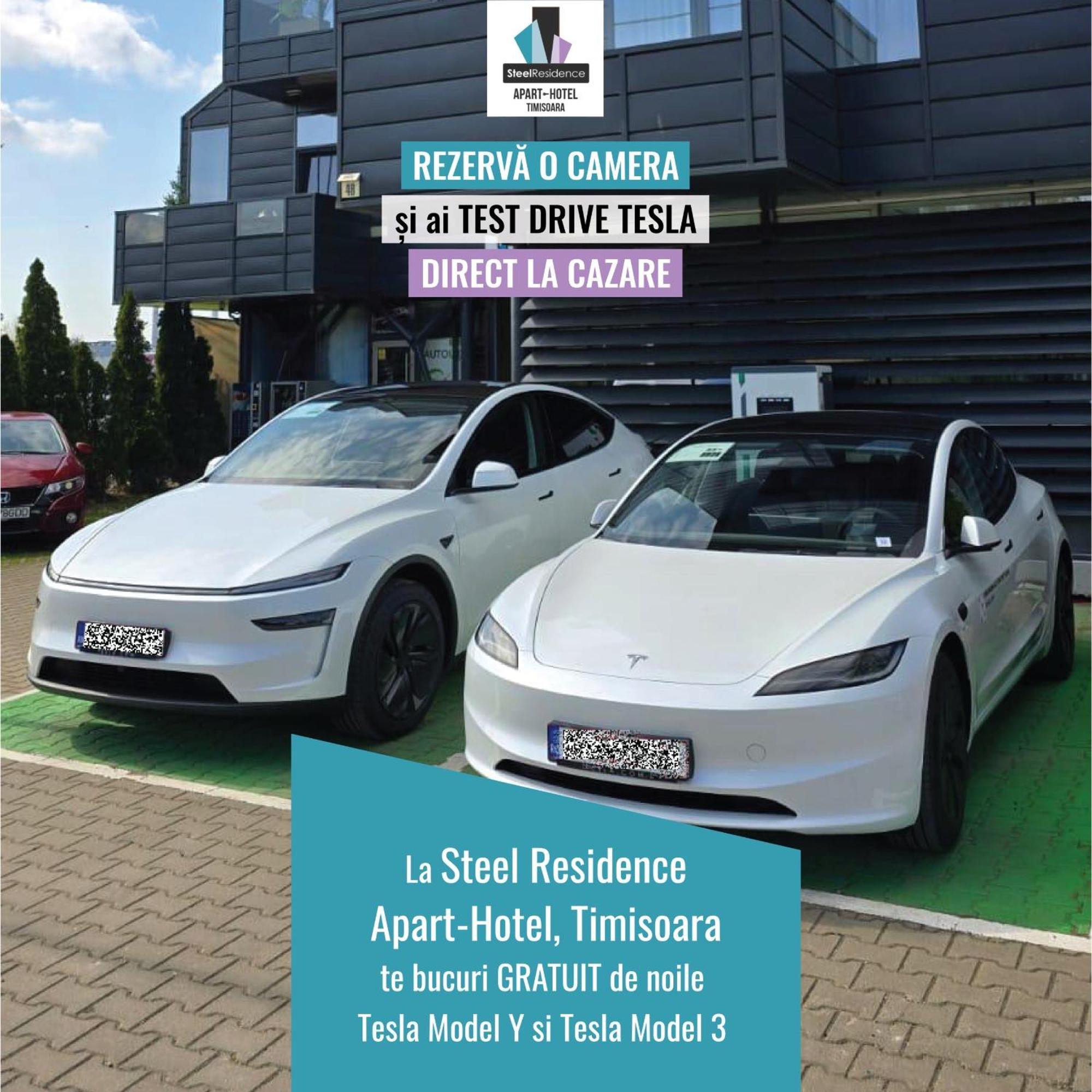 Apartments Steel Residence- Tesla Drive Experience Timisoara Bagian luar foto